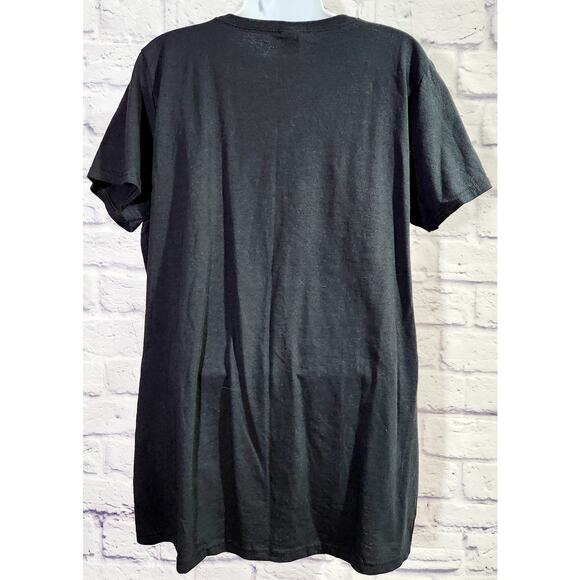 Fruit of The Loom Black Pittie Grandma Graphic T Shirt 2XL Lightweight Short - Picture 2 of 3